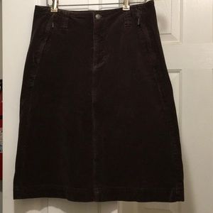 Royal Robbins velvety corduroy skirt, hardly worn!